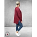 NO.1 BY OX Trui Turtle Neck Syrah Red